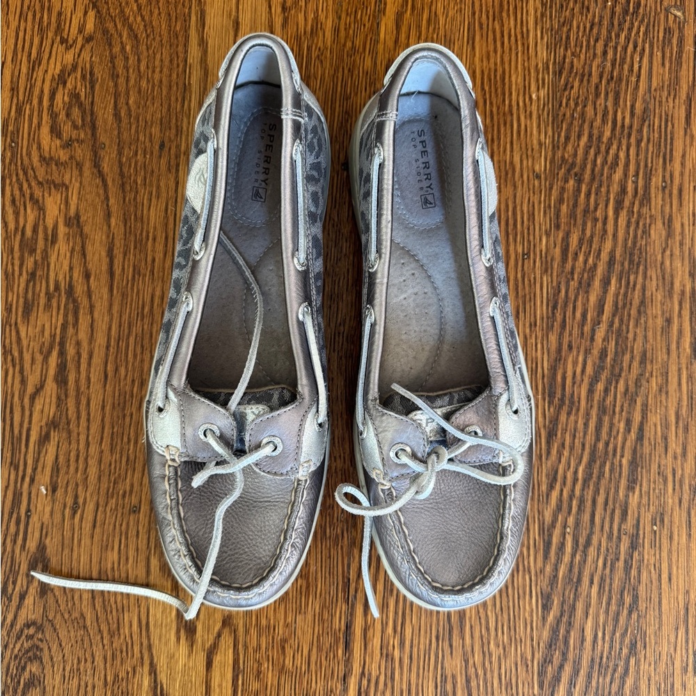 Sperry Women's Silver Loafers
